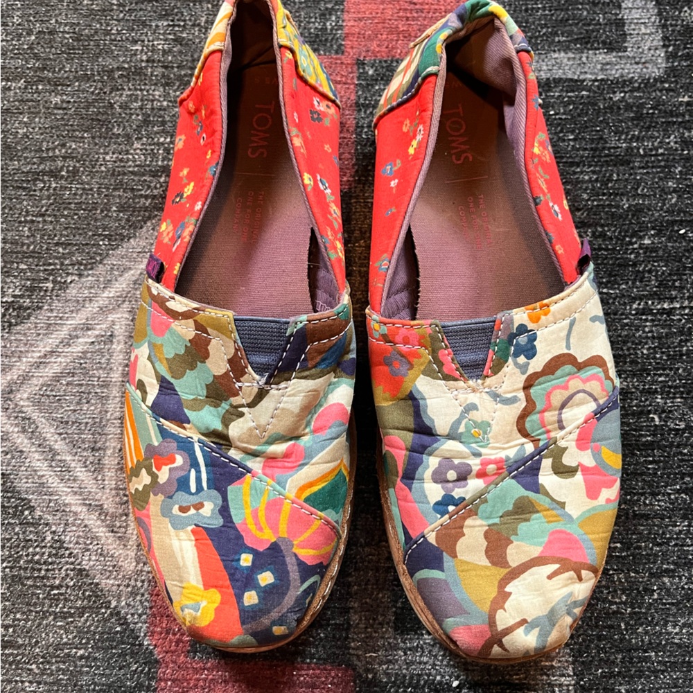Toms Women’s Alpargata Liberty and London Collab Shoes Size 5.5 - Picture 2 of 6